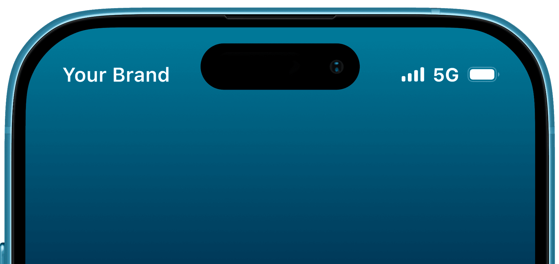 Your Brand app running on a phone